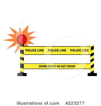 Royalty-Free (RF) Police Clipart Illustration by Hit Toon - Stock Sample #223277