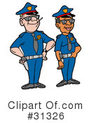 Police Clipart #31326 by LaffToon