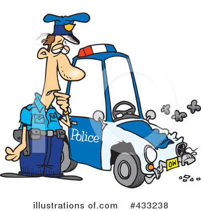Royalty-Free (RF) Police Clipart Illustration by toonaday - Stock Sample #433238