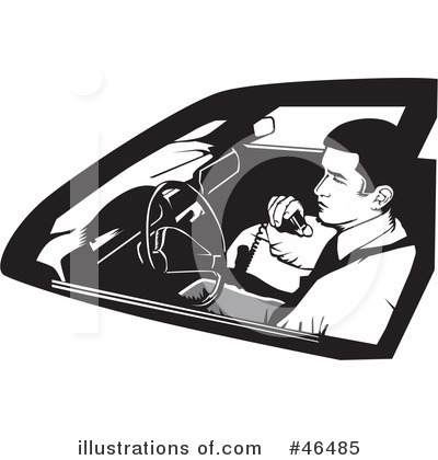 Police Car Clipart #46485 by David Rey
