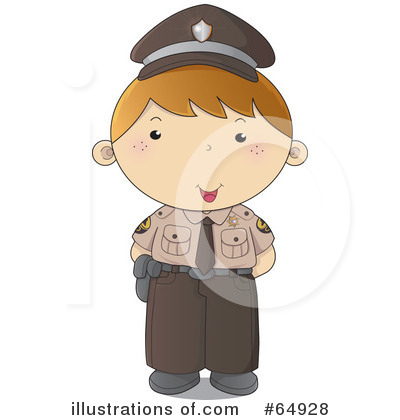 Royalty-Free (RF) Police Clipart Illustration by YUHAIZAN YUNUS - Stock Sample #64928