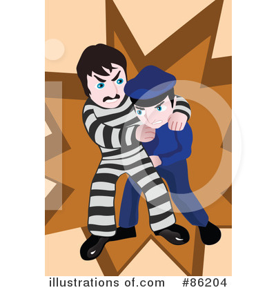 Royalty-Free (RF) Police Clipart Illustration by mayawizard101 - Stock Sample #86204