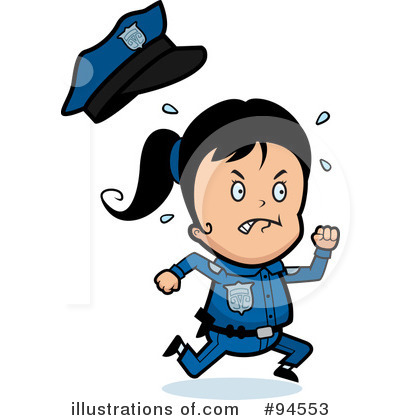 Police Woman Clipart #94553 by Cory Thoman