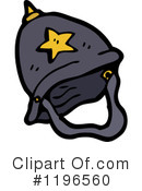 Police Helmet Clipart #1196560 by lineartestpilot