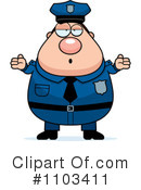 Police Man Clipart #1103411 by Cory Thoman