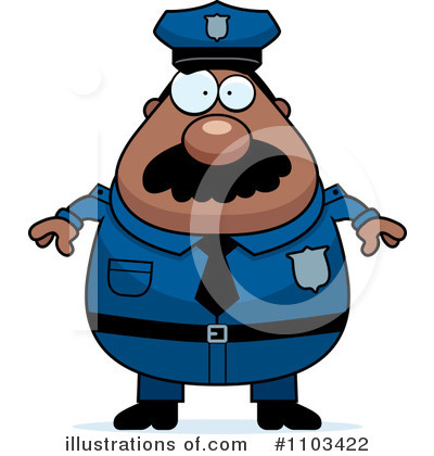 Police Man Clipart #1103422 by Cory Thoman