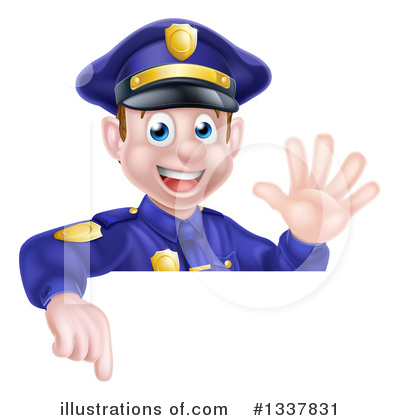 Police Man Clipart #1337831 by AtStockIllustration