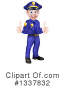Police Man Clipart #1337832 by AtStockIllustration