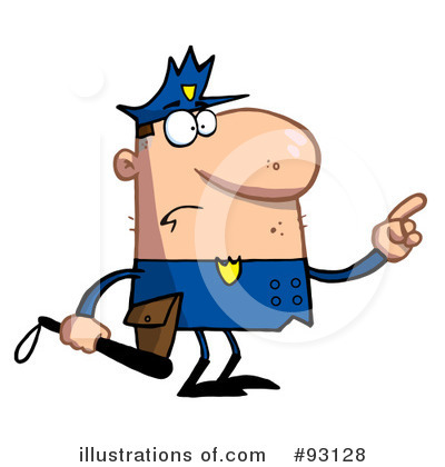 Police Man Clipart #93128 by Hit Toon