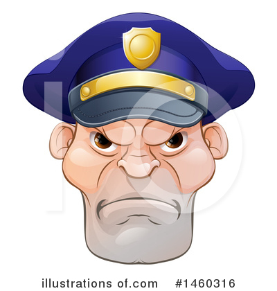 Police Man Clipart #1460316 by AtStockIllustration