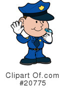Police Officer Clipart #20775 by AtStockIllustration