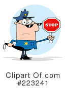 Policeman Clipart #223241 by Hit Toon