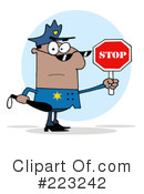 Policeman Clipart #223242 by Hit Toon