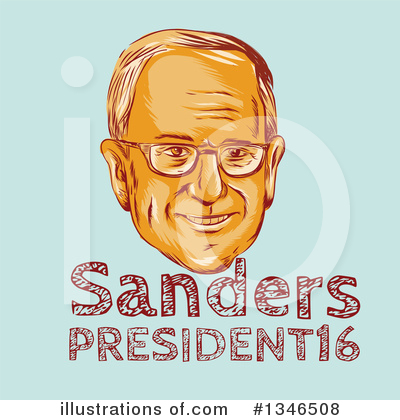 Bernie Sanders Clipart #1346508 by patrimonio