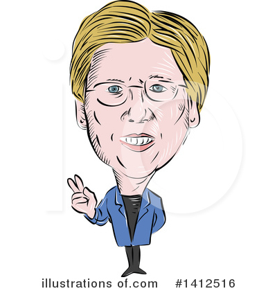 Royalty-Free (RF) Politician Clipart Illustration by patrimonio - Stock Sample #1412516