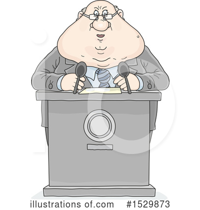 Press Conference Clipart #1529873 by Alex Bannykh