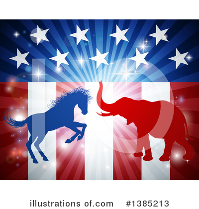 Republican Clipart #1385213 by AtStockIllustration