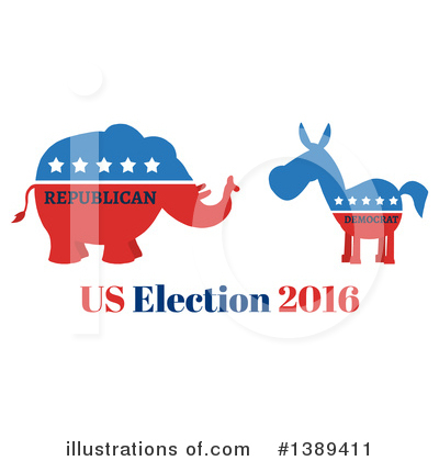 Royalty-Free (RF) Politics Clipart Illustration by Hit Toon - Stock Sample #1389411