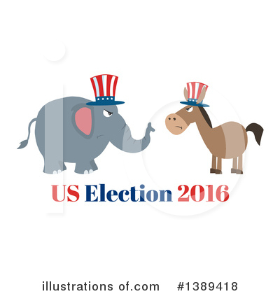 Royalty-Free (RF) Politics Clipart Illustration by Hit Toon - Stock Sample #1389418