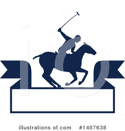 Horseback Clipart #1407638 by patrimonio