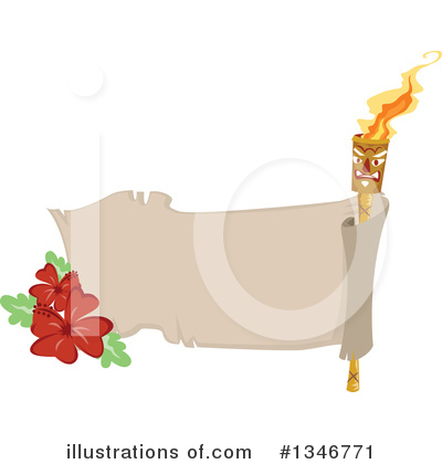 Hibiscus Clipart #1346771 by BNP Design Studio