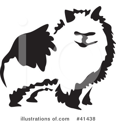 Royalty-Free (RF) Pomeranian Clipart Illustration by Prawny - Stock Sample #41438
