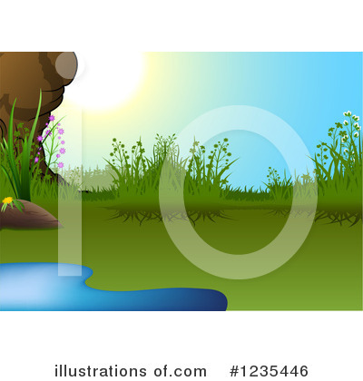 Royalty-Free (RF) Pond Clipart Illustration by dero - Stock Sample #1235446