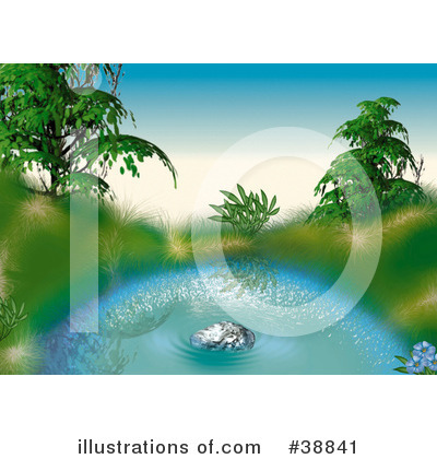 Royalty-Free (RF) Pond Clipart Illustration by dero - Stock Sample #38841