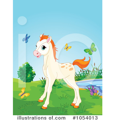 Royalty-Free (RF) Pony Clipart Illustration by Pushkin - Stock Sample #1054013