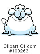 Poodle Clipart #1092631 by Cory Thoman
