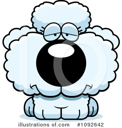 Poodle Clipart #1092642 by Cory Thoman