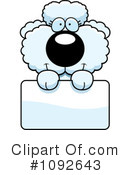 Poodle Clipart #1092643 by Cory Thoman