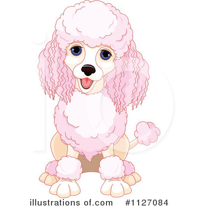 Royalty-Free (RF) Poodle Clipart Illustration by Pushkin - Stock Sample #1127084