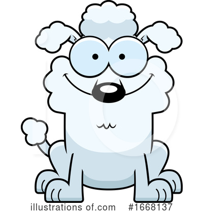 Royalty-Free (RF) Poodle Clipart Illustration by Cory Thoman - Stock Sample #1668137