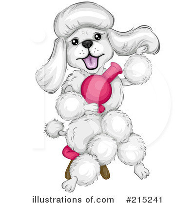 Royalty-Free (RF) Poodle Clipart Illustration by BNP Design Studio - Stock Sample #215241