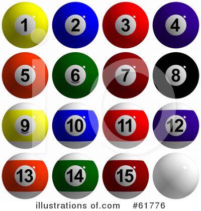 Billiards Clipart #61776 by ShazamImages