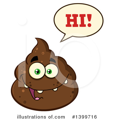 Royalty-Free (RF) Poop Character Clipart Illustration by Hit Toon - Stock Sample #1399716