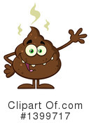 Poop Character Clipart #1399717 by Hit Toon