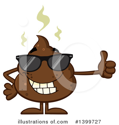 Poop Character Clipart #1399727 by Hit Toon