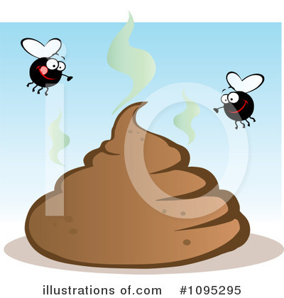 Royalty-Free (RF) Poop Clipart Illustration by Hit Toon - Stock Sample #1095295