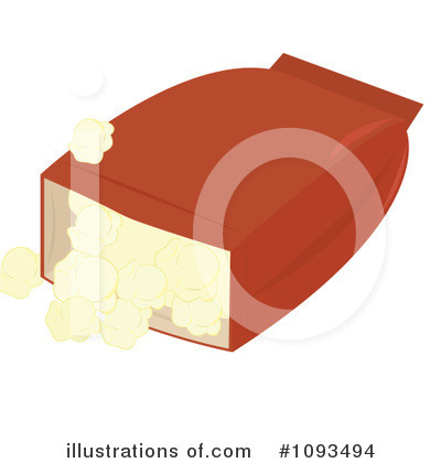 Royalty-Free (RF) Popcorn Clipart Illustration by Randomway - Stock Sample #1093494