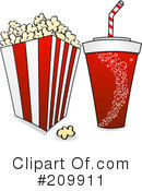Popcorn Clipart #209911 by elaineitalia