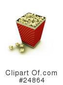 Popcorn Clipart #24864 by KJ Pargeter