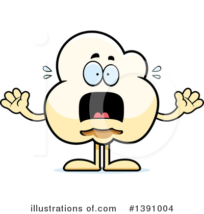 Royalty-Free (RF) Popcorn Mascot Clipart Illustration by Cory Thoman - Stock Sample #1391004