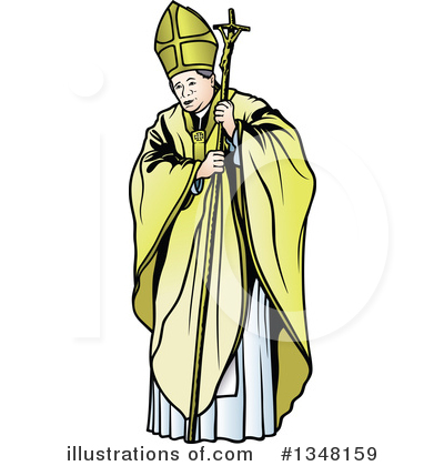 Royalty-Free (RF) Pope Clipart Illustration by dero - Stock Sample #1348159