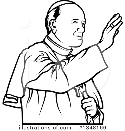 Royalty-Free (RF) Pope Clipart Illustration by dero - Stock Sample #1348166