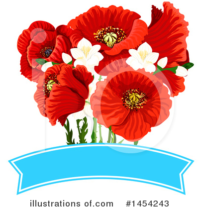 Royalty-Free (RF) Poppy Clipart Illustration by Vector Tradition SM - Stock Sample #1454243