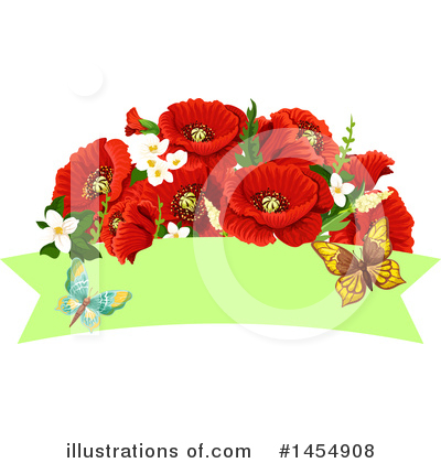Royalty-Free (RF) Poppy Clipart Illustration by Vector Tradition SM - Stock Sample #1454908