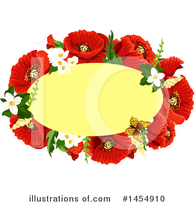 Royalty-Free (RF) Poppy Clipart Illustration by Vector Tradition SM - Stock Sample #1454910