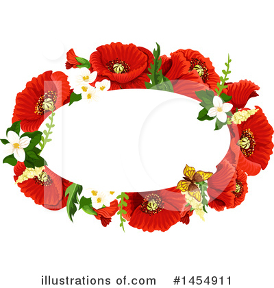 Royalty-Free (RF) Poppy Clipart Illustration by Vector Tradition SM - Stock Sample #1454911